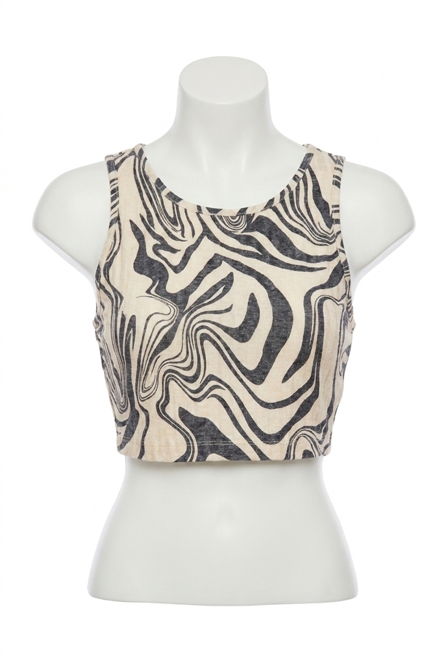 NEW BEACH RIOT caylee tank in psychedelic swirl